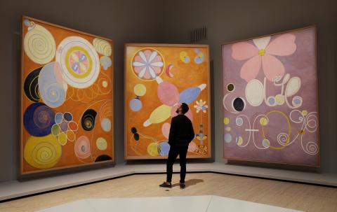 ‘Hilma af Klint: The Secret Paintings’ exhibition at the Art Gallery of New South Wales.