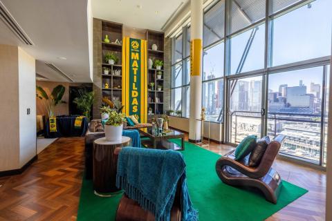 The World’s First-Ever Matildas Fan Suite